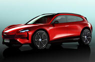jaguar suv red front quarter autocar render jaguar suv red front quarter autocar render