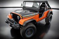 Jeep CJ Charge concept front three quarter Jeep CJ Charge concept front three quarter
