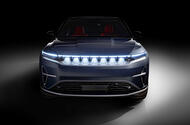 Jeep Wagoneer S front end illuminated grille
