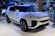 KGM Actyon Brussels motor show front quarter