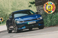 Kia EV6 2022 front quarter tracking Car of the Year Kia EV6 2022 front quarter tracking Car of the Year