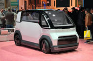 kia pv1 ces front
