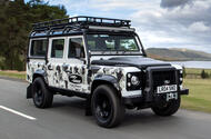 Land Rover 99 Classic Defender Works V8 Trophy II front Land Rover 99 Classic Defender Works V8 Trophy II front
