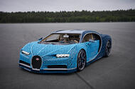 Bugatti Chiron lifesize Lego model