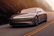 Lucid Air 2022 front quarter tracking Lucid Air 2022 front quarter tracking