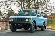 lunaz electric range rover safari front three quarter static