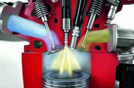 Fuel combustion chamber - cutaway