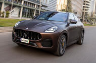 Maserati Grecale GT 2023 front quarter tracking Maserati Grecale GT 2023 front quarter tracking