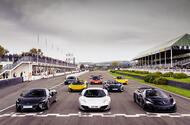 McLaren line-up at Goodwood Members Meeting McLaren line-up at Goodwood Members Meeting