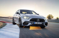 Mercedes AMG C63 cornering Mercedes AMG C63 cornering
