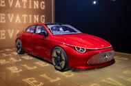 Mercedes Benz CLA Concept 2023 front quarter Mercedes Benz CLA Concept 2023 front quarter