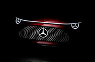Mercedes Benz CLA Concept teaser front Mercedes Benz CLA Concept teaser front