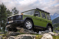 Mercedes Benz G450d Stronger than the 1980s front quarter