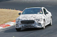 Mercedes CLE 2022 front quarter tracking track Mercedes CLE 2022 front quarter tracking track