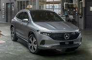Mercedes EQA front three quarter Mercedes EQA front three quarter