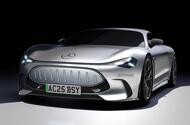Mercedes AMG GT Four door EV concept front three quarter