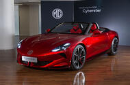 MG Cyberster 2023 front quarter static MG Cyberster 2023 front quarter static
