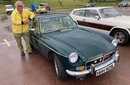 MG B front three quarter MG B front three quarter