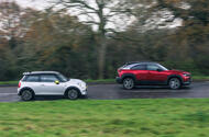 Mini Electric vs Mazda MX 30 side profiles Mini Electric vs Mazda MX 30 side profiles