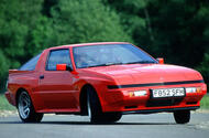 Mitsubishi Starion front three quarter cornering Mitsubishi Starion front three quarter cornering