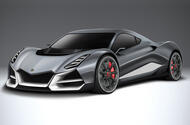 Morand hypercar render front Morand hypercar render front