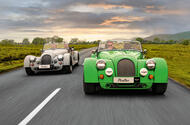 Morgan Plus Four Plus Six front tracking Morgan Plus Four Plus Six front tracking