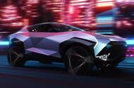 Nissan Hyper Punk concept front quarter tracking