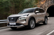 Nissan X Trail 2022 lead front quarter tracking Nissan X Trail 2022 lead front quarter tracking