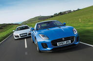 Jaguar F-Type and Audi R8