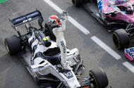 Pierre Gasly celebrating Pierre Gasly celebrating