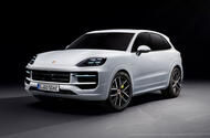 Porsche Cayenne 2023 studio hybrid front quarter Porsche Cayenne 2023 studio hybrid front quarter