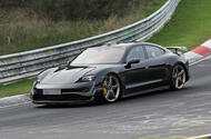 Porsche Taycan update cornering side angle Porsche Taycan update cornering side angle