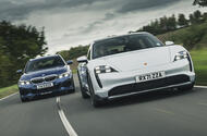 Porsche Taycan vs Alpina B3 feature lead Porsche Taycan vs Alpina B3 feature lead