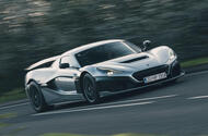 rimac nevera 2023 front quarter tracking 2