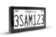California trials digital numberplates