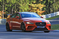 New Jaguar XE SV Project 8 tests at the Nürburgring