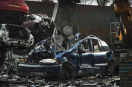 Scrapped Vauxhall Zafira