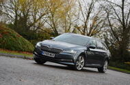 Skoda Superb Estate front three quarter Skoda Superb Estate front three quarter