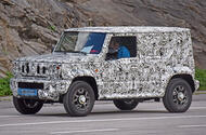 Suzuki Jimny spies 2022 three quarter front Suzuki Jimny spies 2022 three quarter front