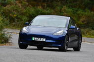 Tesla Model 3 2021 front quarter tracking Tesla Model 3 2021 front quarter tracking