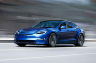 Tesla Model S front tracking Tesla Model S front tracking
