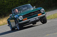 Triumph TR6 beforehand   3  quarter