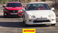 Autocar heroes: Civic Type R meets Integra Type R