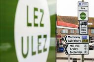 ULEZ sign ULEZ sign