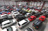 used cars in warehouse