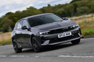 Vauxhall Astra 2022 front quarter tracking Vauxhall Astra 2022 front quarter tracking