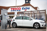 Volkswagen and Tesco will create 2400 charging points