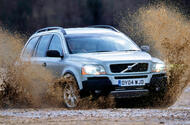 Volvo XC90 2003 front quarter mud splash Volvo XC90 2003 front quarter mud splash