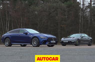 Porsche Panamera Turbo S E Hybrid vs Mercedes-AMG GT Four-door Coupe video thumbnail