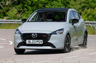 mazda 2 review 2023 01 cornering front